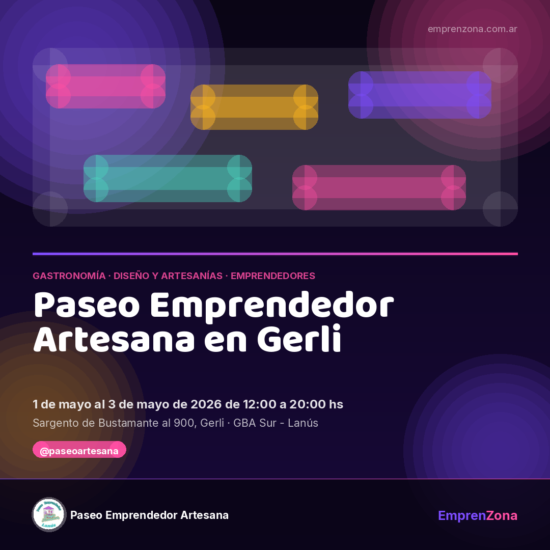 Paseo Emprendedor Artesana en Gerli